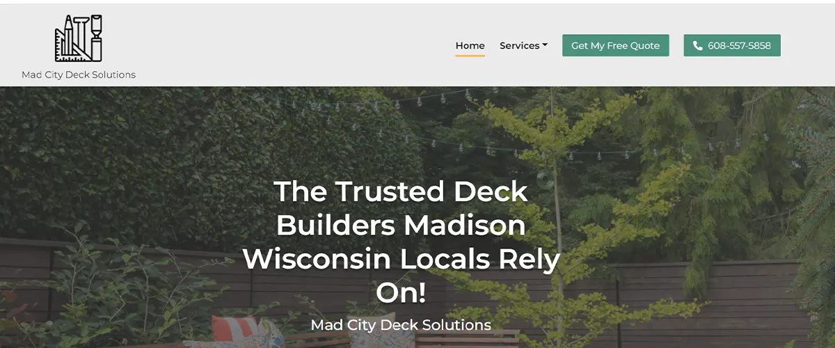 mad deck solutions homepage